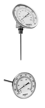 Trerice - Bimetal Thermometers - Rear Connect X-Series